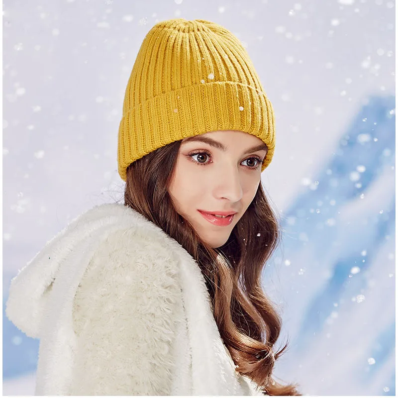 

Pointed hat Candy Color Casual 2015 Autumn Winter Women Knitted Gorro Cap Skullies Polo Bad Hair Day Beanie Hat Bonnet Femme