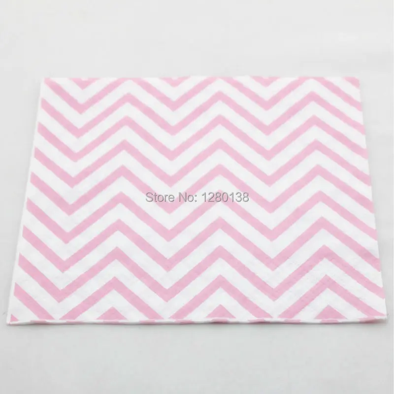 300 Sets Pink Chevron Tableware Sets Wedding Party Supplies Wooden ... 300 Sets Pink Chevron Tableware Sets Wedding Party Supplies Wooden ...