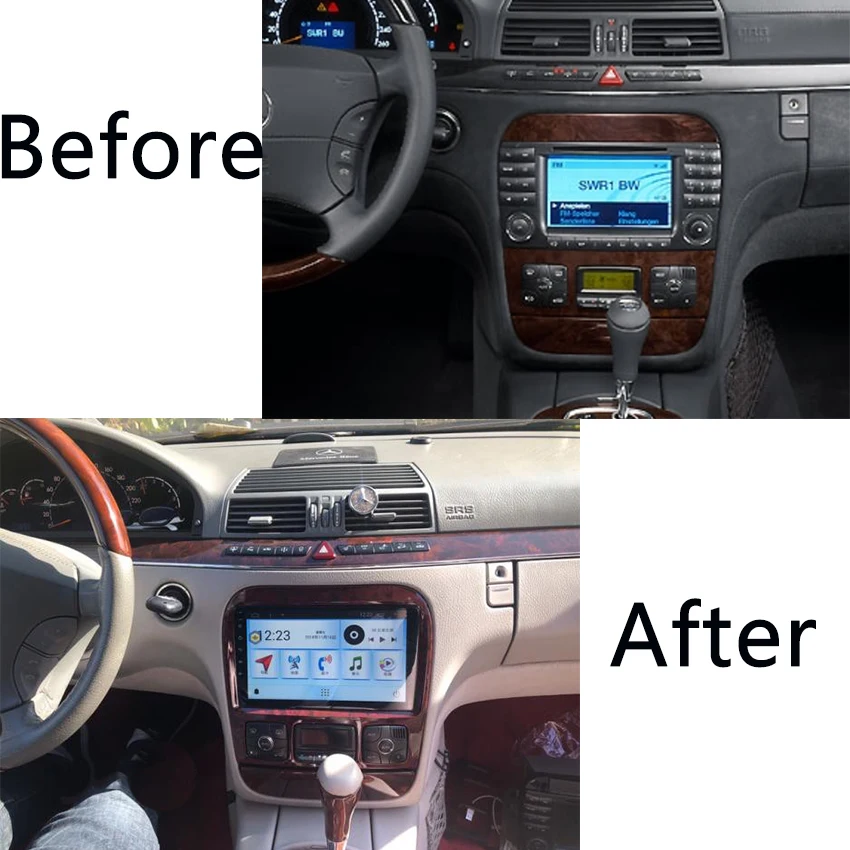 Flash Deal For Benz W220 S280 S320 S350 S400 S430 S500 9" Car Android Multimidia Player GPS Navigation Big screen Bluetooth 2din Autoradio 0