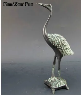 

[GANG ] Chinese Bronze Statue - Crane NR discount 30%