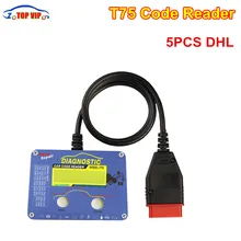 5PCS DHL Free Shipping Technical Auto parts T75 Code Readert75 for Vo-lvo OBD2 Code Scanner tool With Good Quality Motorcycle