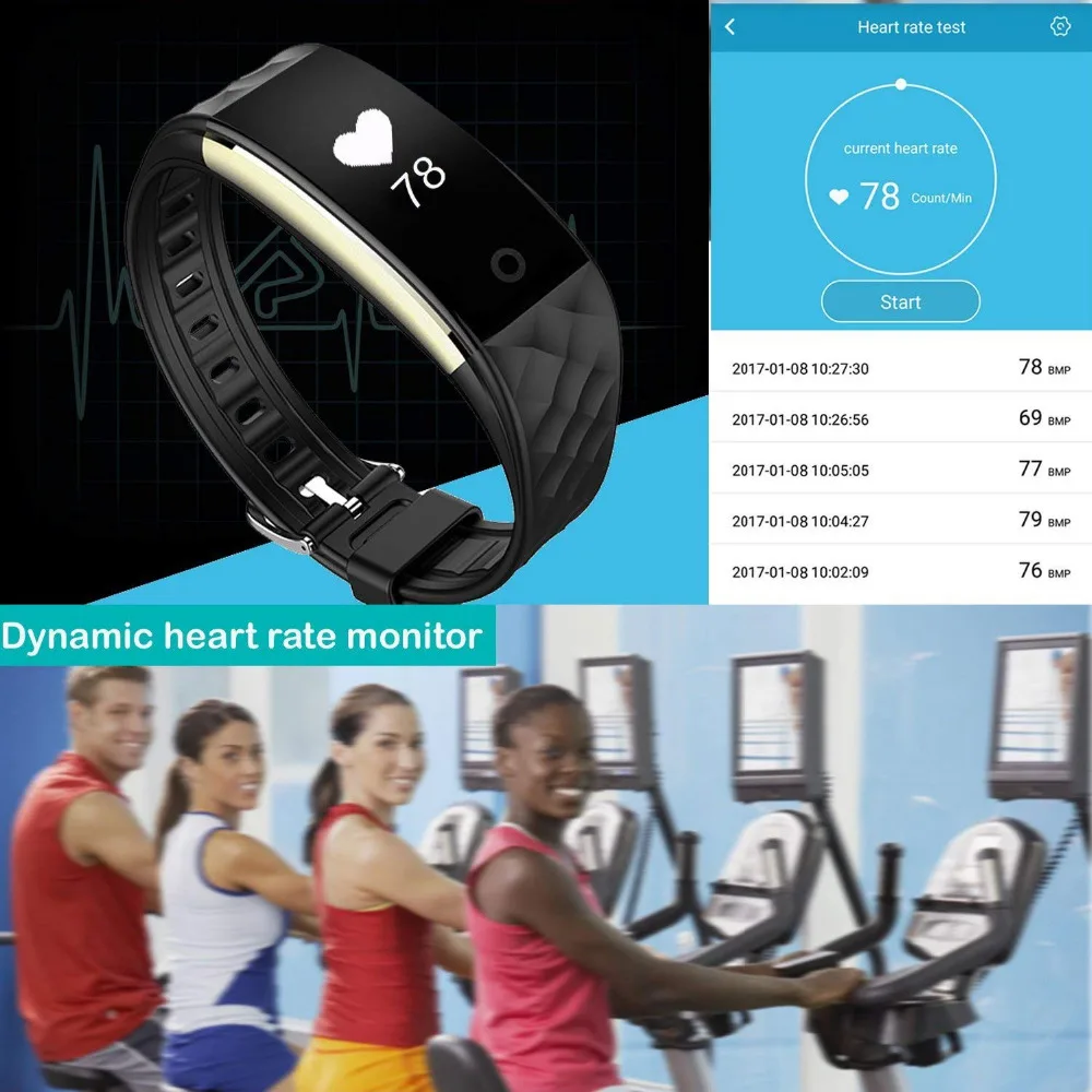 Fitness Tracker Health Sleep Upgraded Watch Wristband Heart Rate (11)