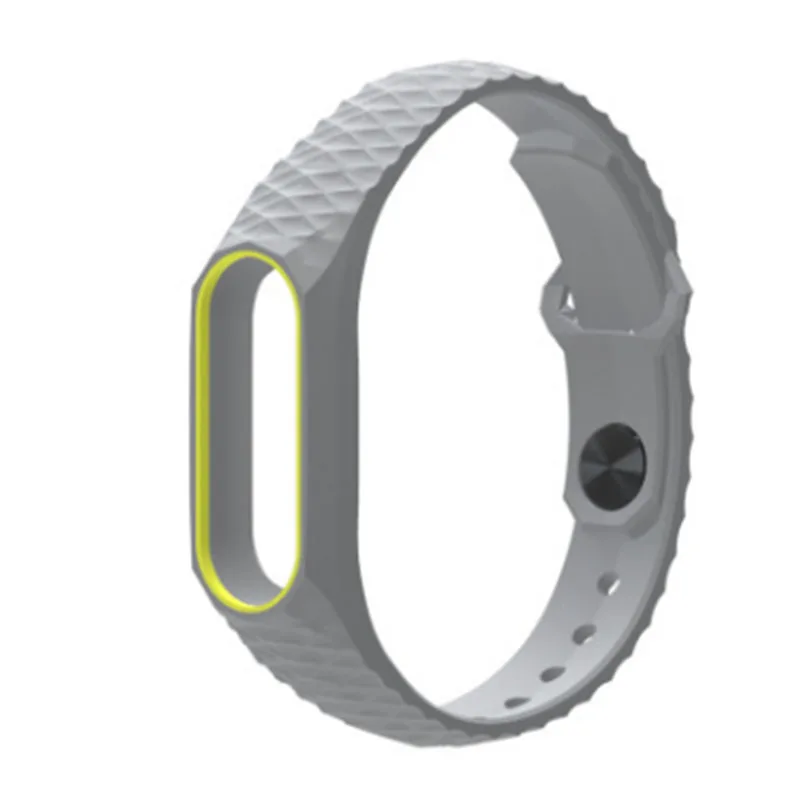 Ремешок Mjobs miband2 Двухцветный силиконовый сменный Браслет для часов xiaomi mi band 2