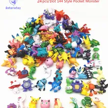 24 шт 144 стильные японские фигурки карманного монстра pokeball pikachu charizard Статуэтка figulas кукольная партия для детской вечеринки