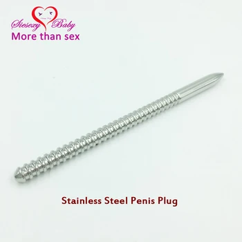

DB-049 Thread Tail Stainless Steel Chastity Urethral Dilators Urethral sound Sounding Penis Plug Stretching Sounds Sex Toys