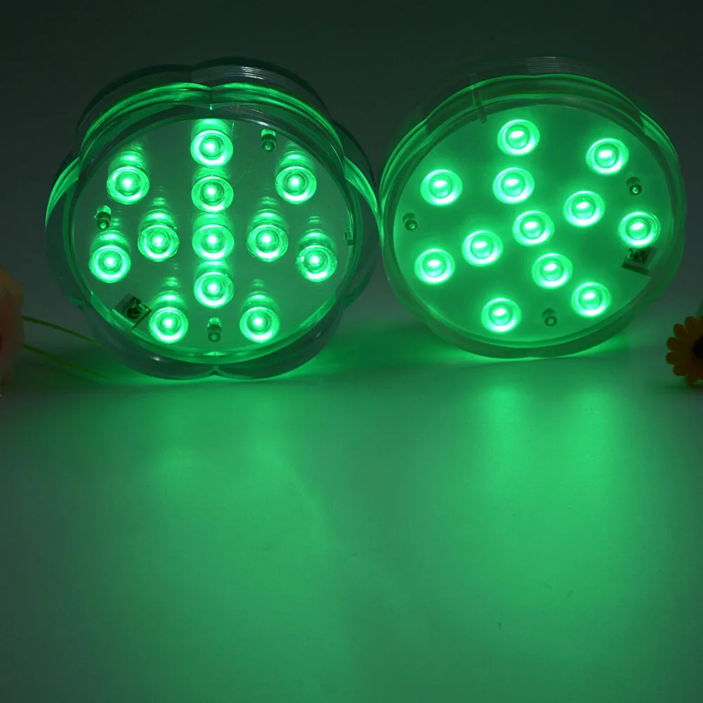 

4 Pcs/Set Swimming Pool LED Light Bulb Submersible Underwater Remote Control Pond Decor RGB Lamp LKS99