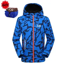 Winter Spring DAIWA Fishing Clothing Jacket Outdoor Sports Jersey Men Keep Warm Sunproof Fishing Climbing Hiking Winter Spring DAIWA Fishing Clothing Jacket Outdoor Sports Jersey Men Keep Warm Sunproof Fishing Climbing Hiking