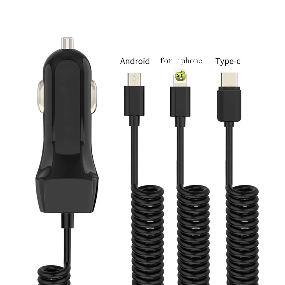 Быстрое Автомобильное зарядное устройство usb-адаптер быстрый переходный кабель передачи данных для IPhone X 6 7 8 X Max Phone charger для samsung S10 S9 Plus Быстрая зарядка