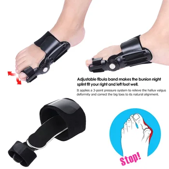 

1pc Big Toe Bunion Device Foot Pain Relief Thumb Care Daily Orthotic Splint Straightener Hallux Valgus Pro Braces Toe Correction