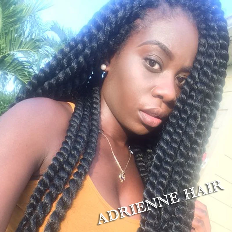 Havana Mambo Ombre Twist Crochet Braids Hair 22 Inch Long Marley