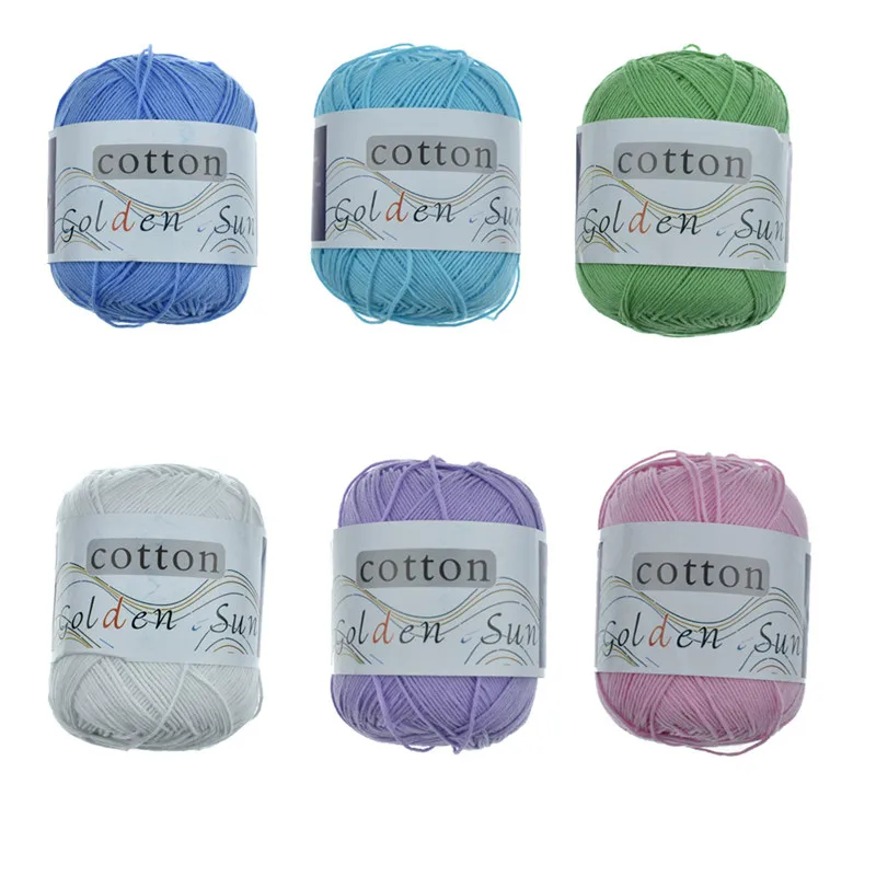 6 Pcs/lot Looen Yarn Knitting Ball Cotton Warm DIY Baby Yarn for Knitting Yarn Weave Thread For Women Mom Gift