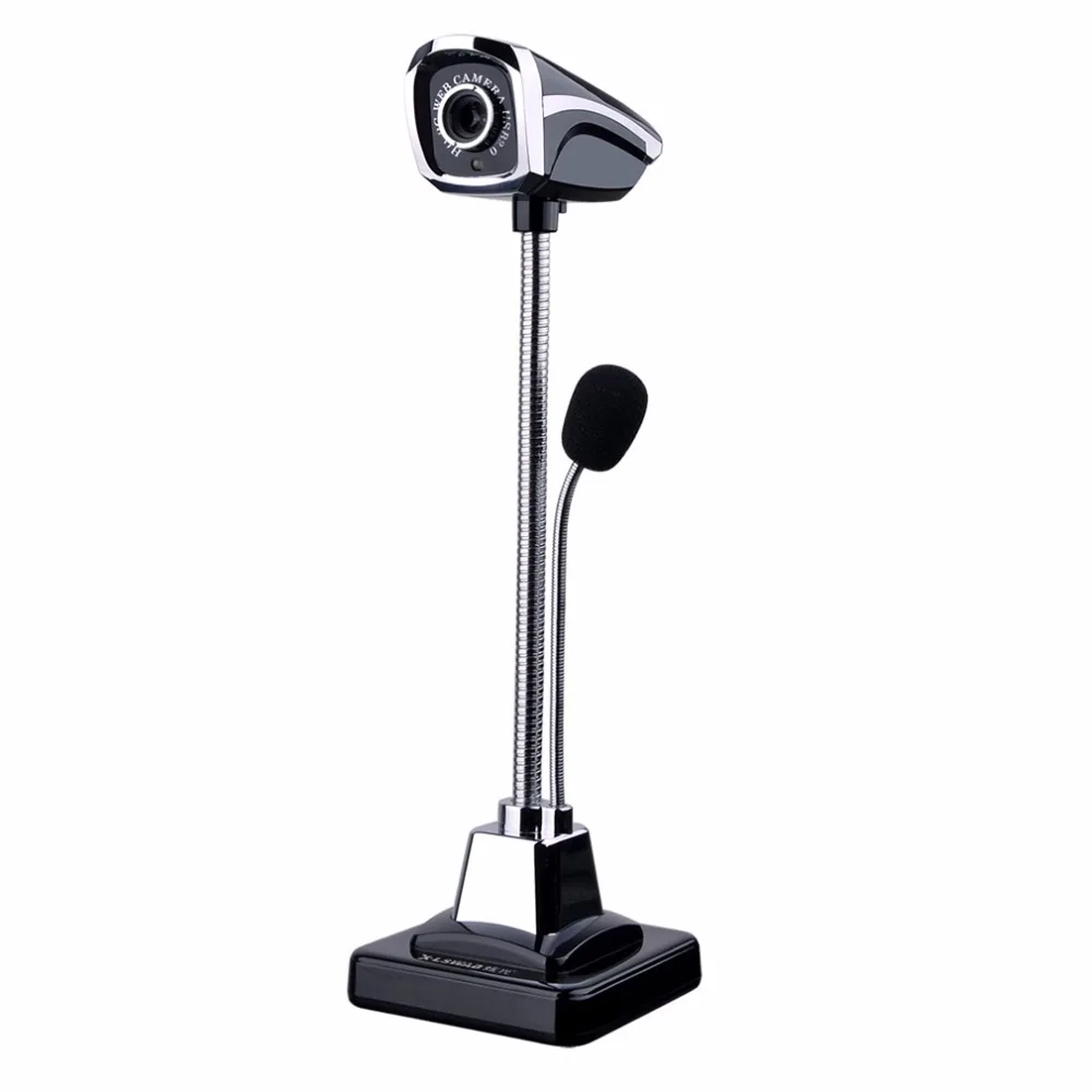 

USB 2.0 Wired Webcams PC Laptop web camera 12 Million Pixel Video Camera With Microphone Adjustable Angle HD LED Night Vision