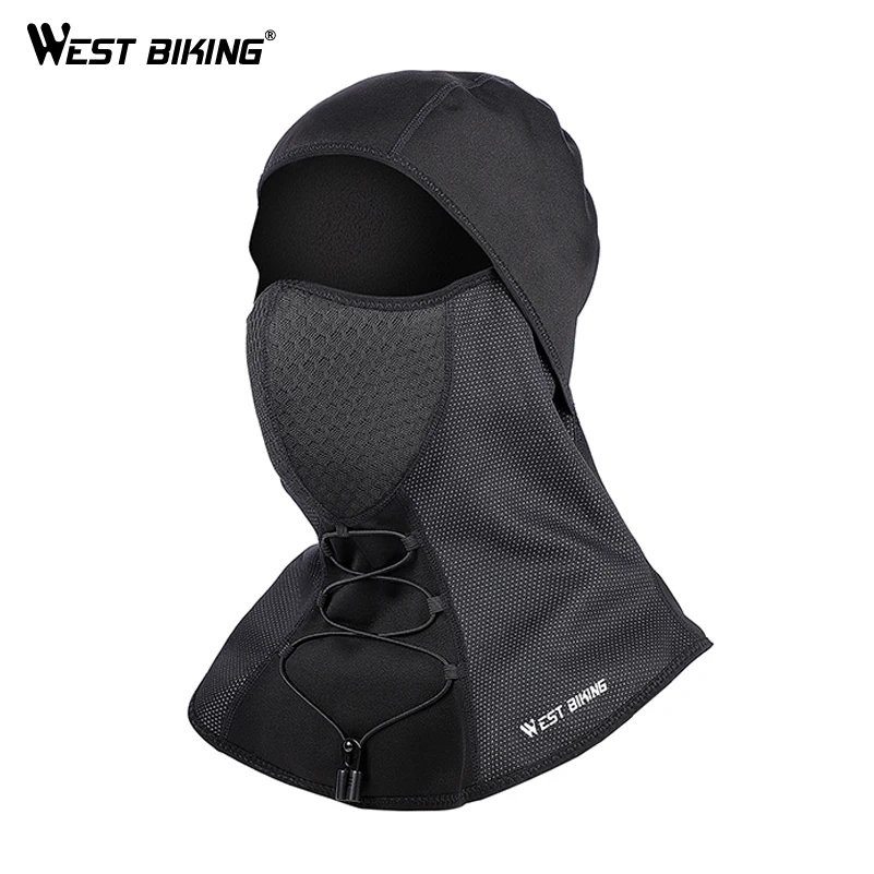 WEST BIKING Cycling Face Mask Winter Fleece Thermal Windproof Bike