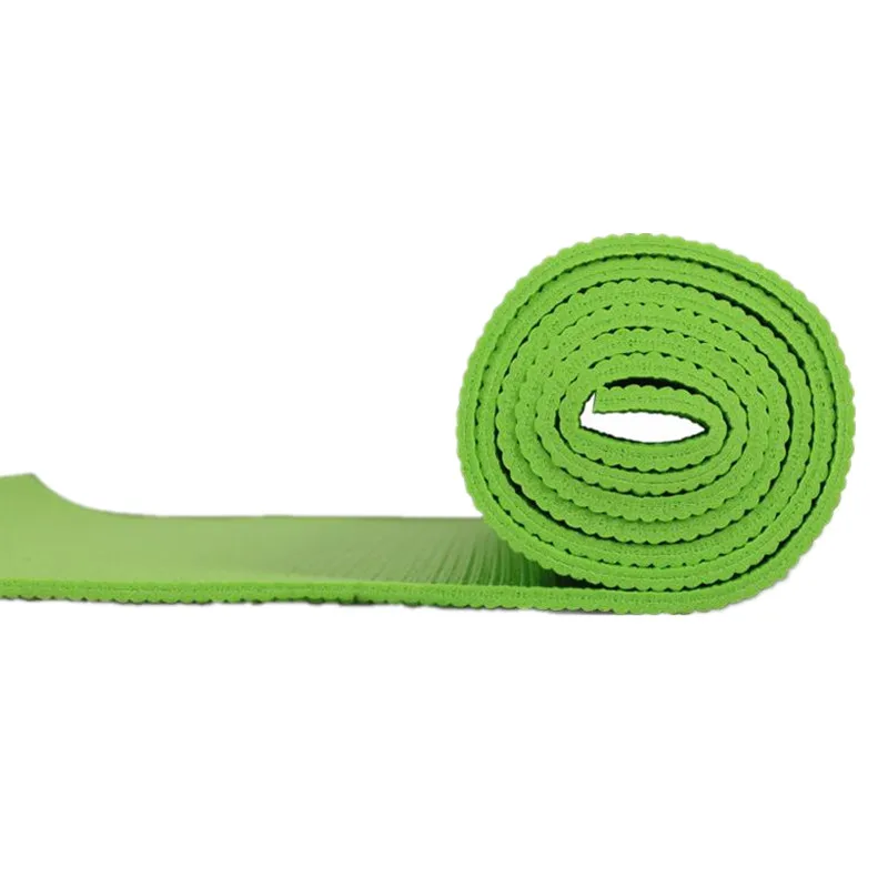 173 см 6 мм нескользящий коврик для занятия йогой, фитнесом складной Фитнес окружающую среду, занятий в спортзале, тормозные колодки