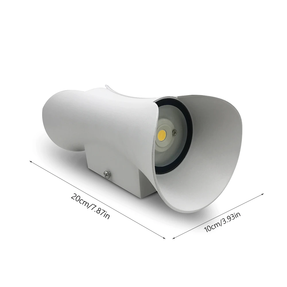 DONWEI 10 Вт садовый настенный светильник IP65 Открытый водонепроницаемый светодиодный настенный светильник для помещений гостиной светильник ing украшение парк ландшафтный светильник