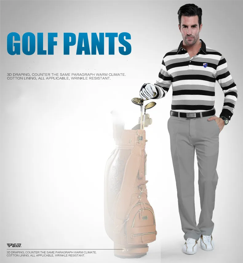 Мужские брюки для гольфа быстросохнущие водонепроницаемые спортивные цветные брюки для гольфа летние тонкие брюки для улицы для гольфа брендовые - Цвет: one