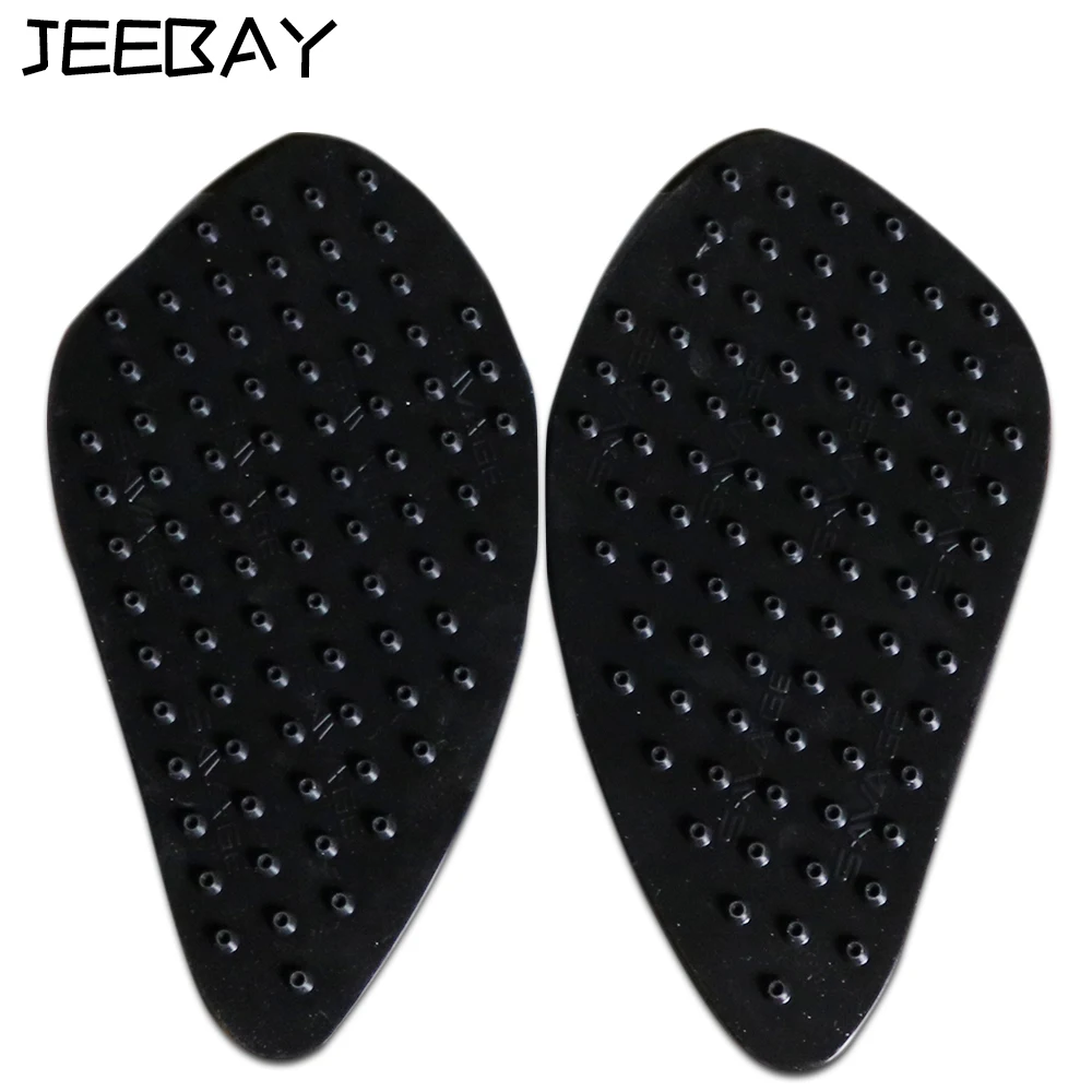 JEEBAY For YZF R6 06-16 R3 R25 14-17 Motorcycle sticker Tank Pad Traction Non-skid Silica Gel Side Gas Knee Grip Protector Decal