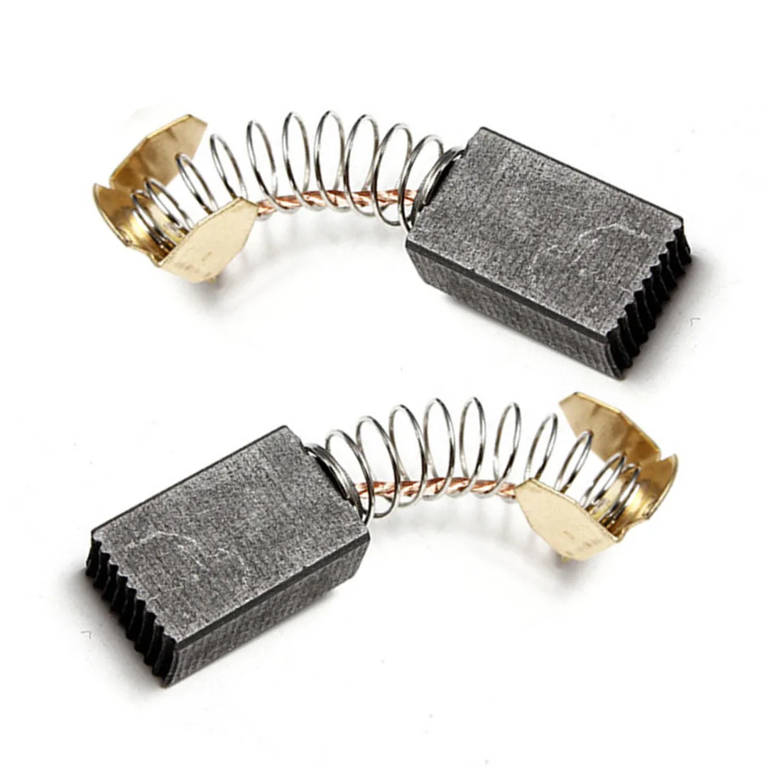 2Pcs Carbon Motor Brushes 15*10*6mm Carbon Brushes Bush Repairing Part