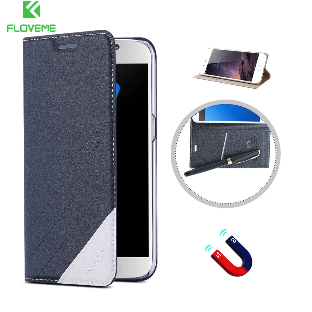 

FLOVEME Magnetic Case For iPhone 8 7 Plus 6 6s 5S SE Flip Leather Stand Wallet Cover For iPhone X XS Max Case For Iphone XR Capa