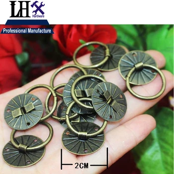 

LHX Christmas Supplier 10pcs Funiture Handle Tab for Women Jewerly Gift Box Drawer Cabinet Knob Decorative DIY Hardware i