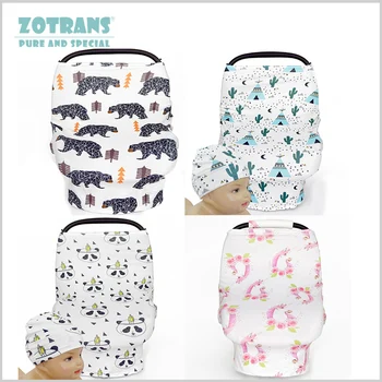 

Nursing Cover Scarf for Mum Feeding Baby Car Seat Canopy Shopping Cart Cover for Babies Multifunction Cape for Breastfeeding