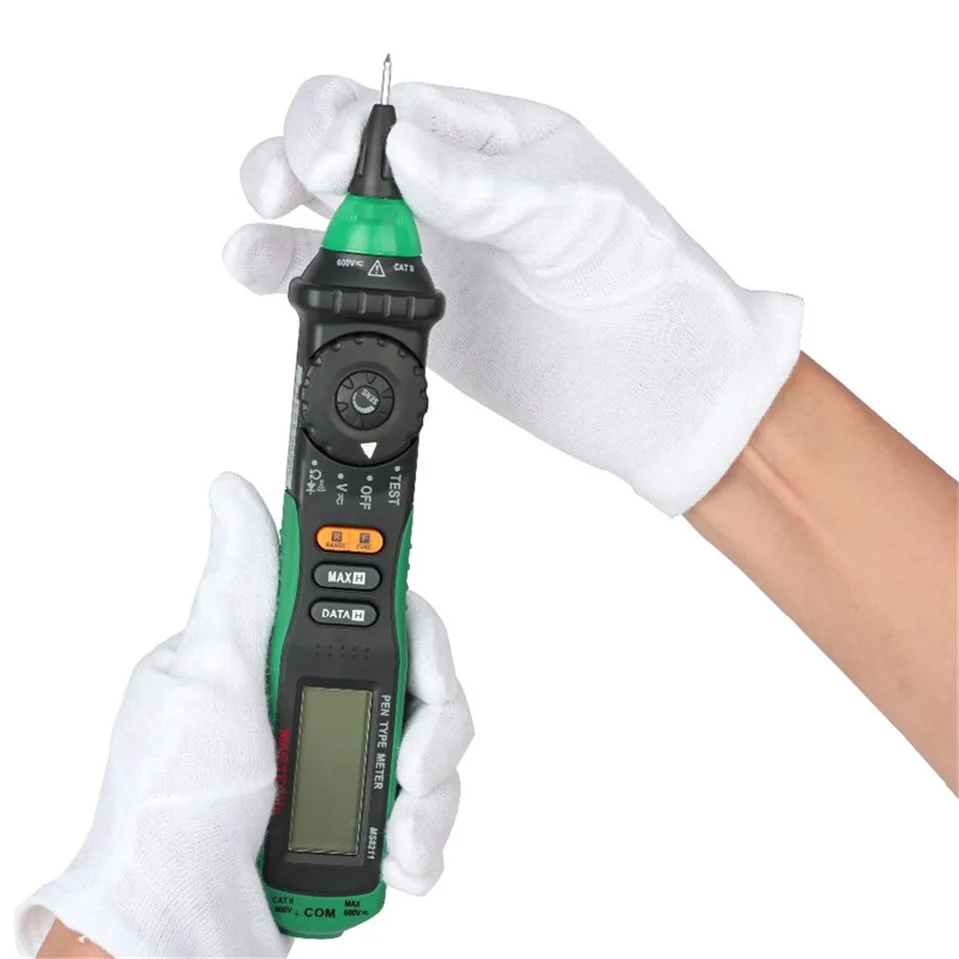 

MASTECH MS8211 Pen type Digital Multimeter with NCV Tester Non contact DC AC 600V Voltmeter Ohm Meter Multi Tester Multimetro