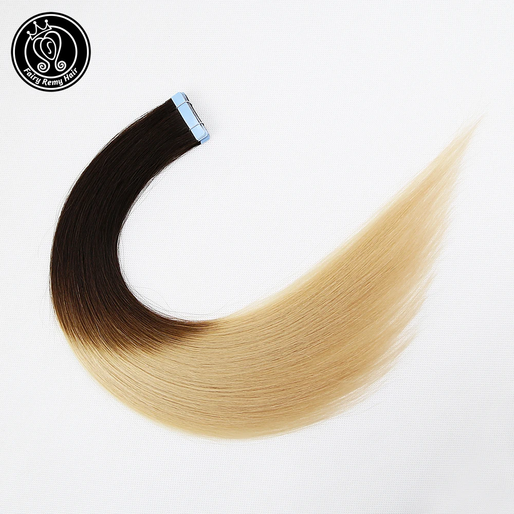 

Tape in Hair Extensions 100% Human Remy Hair Adhesive Invisible PU Skin Weft Ombre Balayage Highlight Color 2.0g/pc 18 Inch 40g