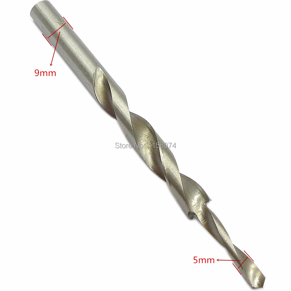 Woodworking Drill Bit 8mm-4mm 9mm-5mm 10mm-6mm Replacement Twist Step Drill Bit Tool for Manual-Pocket Hole System