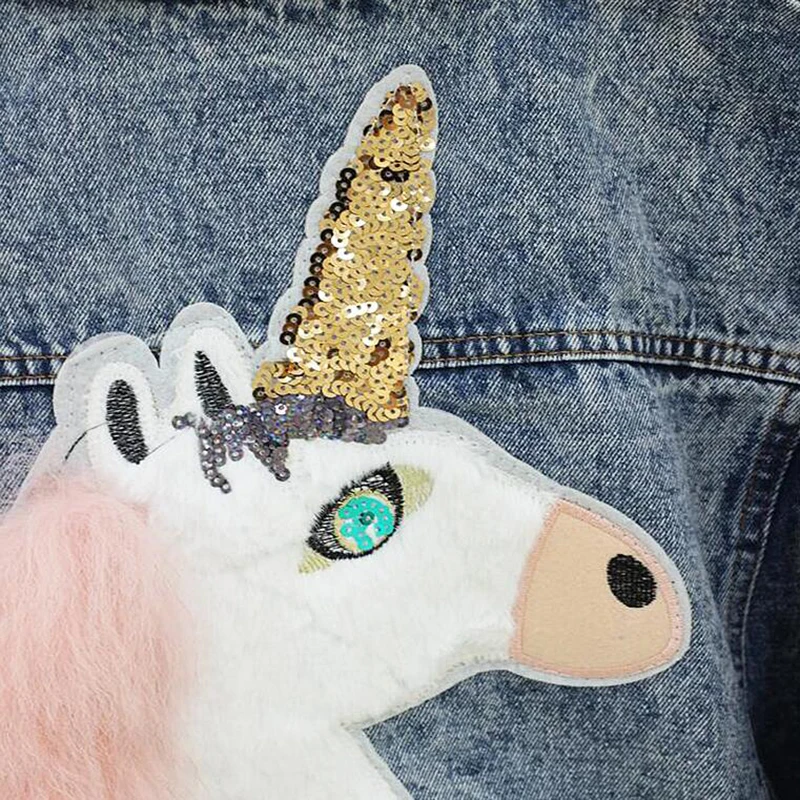 Courtes boy Manches Femelle Femmes Printemps Cow Outwear Blue 2019new Mode Denim Marque Veste Manteau Tendance De Femme Paillettes 4Pq5w67CC
