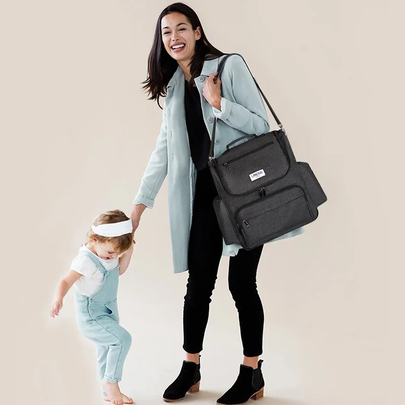 Сумка для детских колясок, модный большой рюкзак для мам, органайзер для мам, сумка для подгузников, новинка