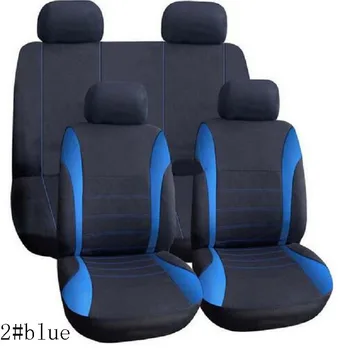 

rete 9pcs/set Car Seat Cover sets Universal Fit 5 seat SUV sedans front/back seat elastic washable breathable fashion strip