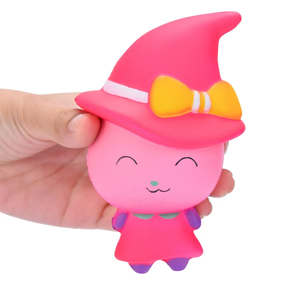 Squishy игрушечные лошадки Милая ведьма Magic Girl Squeeze Игрушка замедлить рост крем Ароматические снятие стресса Poopsie сюрприз scuishiesToy