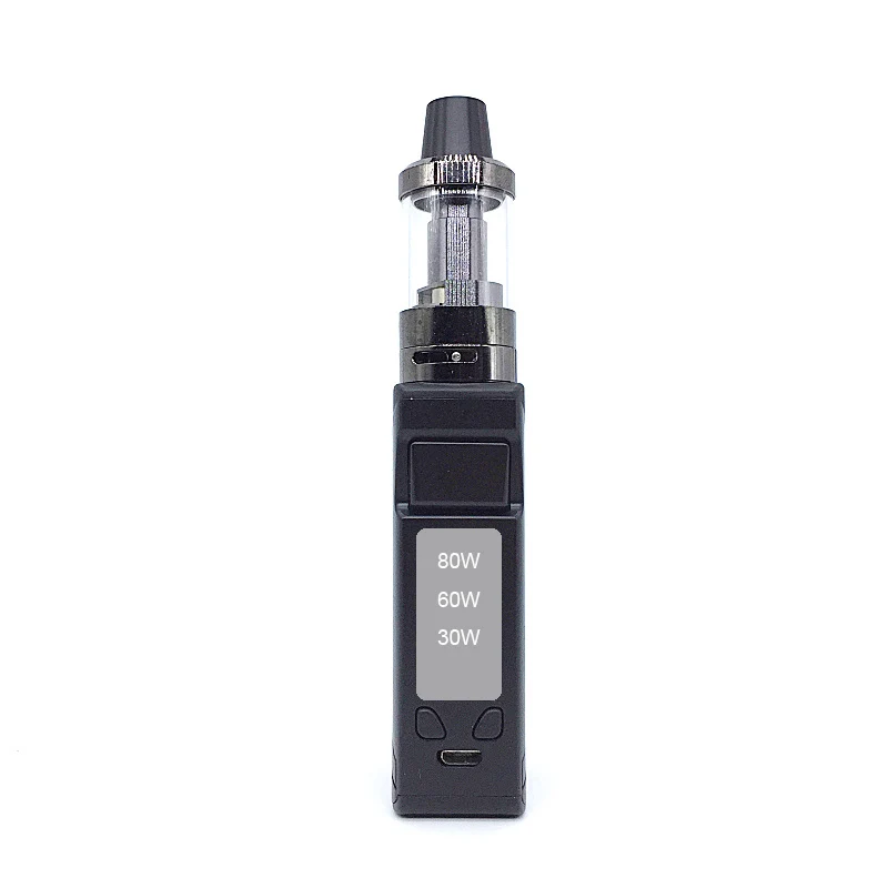 Лучший 80 Вт VK Vape электронная сигарета механический бокс мод комплект испаритель
