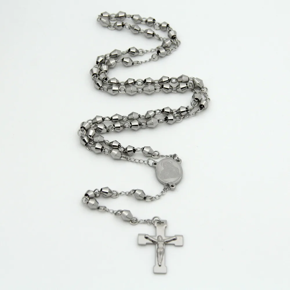 Sterling Jewelry New 2015 Trendy Pendant Necklaces Unisex None Sell Like Hot Cakes Jewelry Stainless Steel Rosary Necklace Cross