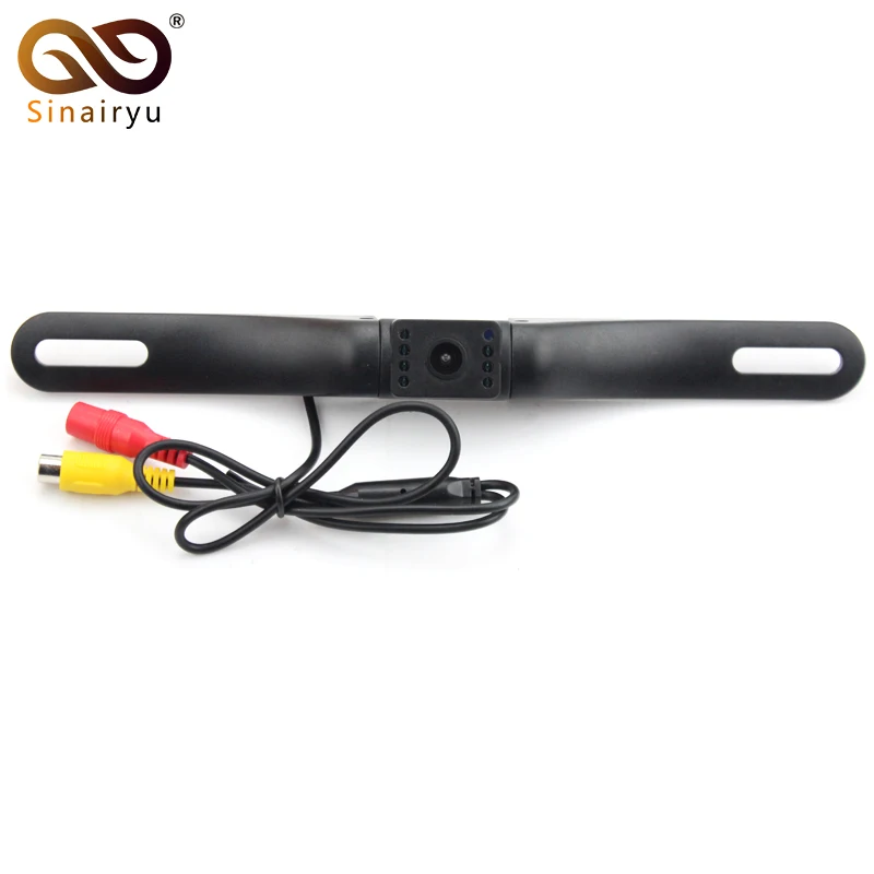 

Sinairyu 7 IR Night Vision Car Rear View License Plate Camera Waterproof Automatic Parking Assistance Kit