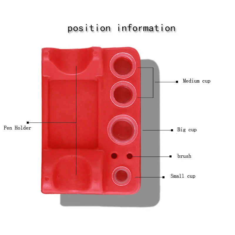 Новые силиконовые чашки чернил ручка держатель пигментные чернила для татуажа чашки колпачки-Держатели Стенд для перманентного макияжа для наращивания ресниц