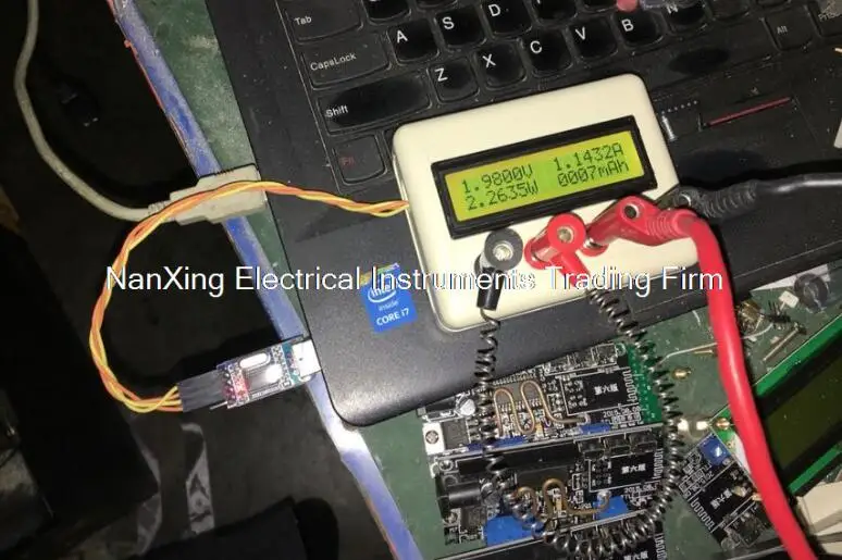 

DC voltage meter current meter power meter software connected to the computer storage, 95V, 10A, LCD 5 bit digital display