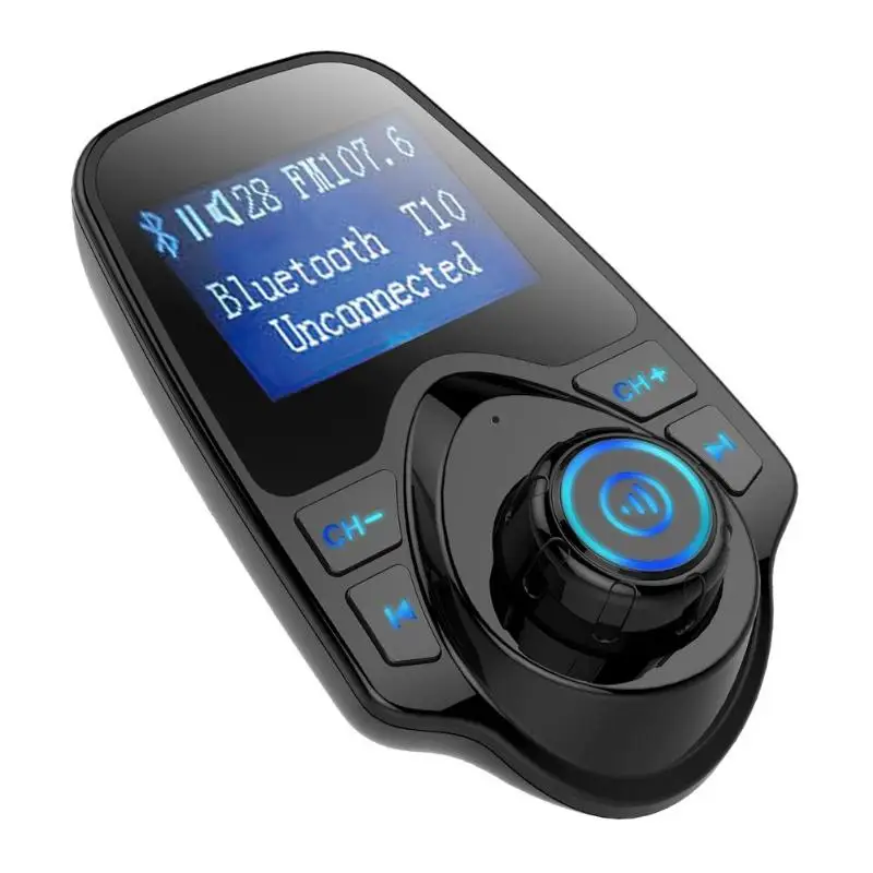 Bluetooth автомобильный fm-передатчик беспроводной радио адаптер USB зарядное устройство mp3-плеер