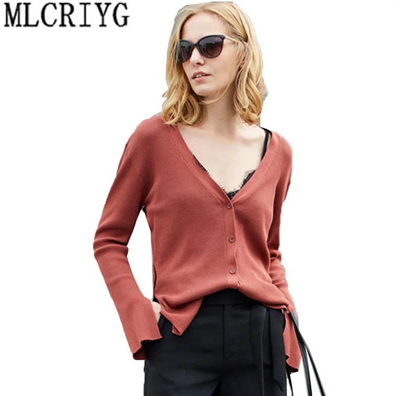 ^*Best Offers New Spring Summer 2019 Female knitted Cardigan Sweater Coat V-Neck Solid Single Buttons Cardugans Women Outwear Plus Size LX27 ^*Best Offers New Spring Summer 2019 Female knitted Cardigan Sweater Coat V-Neck Solid Single Buttons Cardugans Women Outwear Plus Size LX27
