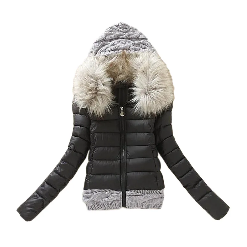 font b Women b font Winter Coat Cotton Padded font b Jacket b font Short