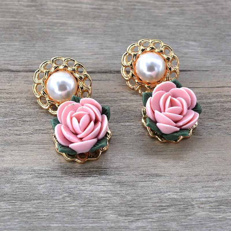 

Fashion Pearl flower earrings fashion jewelry for women