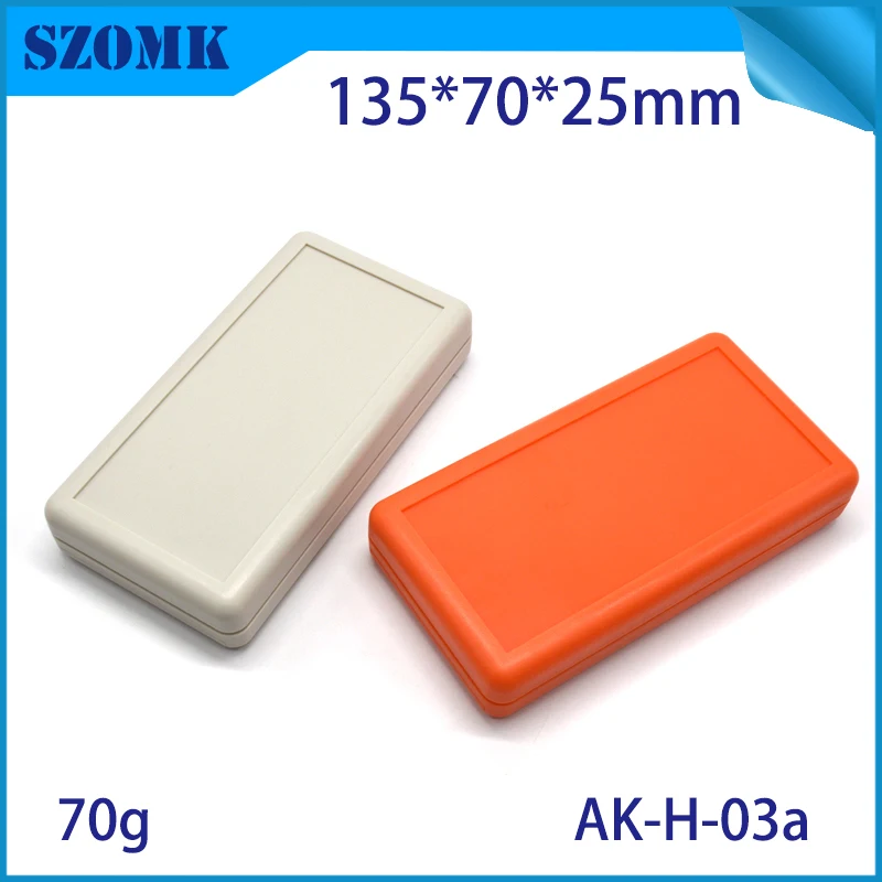szomk handheld plastic enclosure for electronics plastic case 3 AA battery holder remote control box scanner plastic sensor shell plastic housing device box (26)
