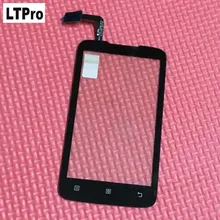 LTPro наивысшего качества черный край Стекло Панель Сенсорный экран дигитайзер для lenovo A316 A316i смартфон Запчасти для авто