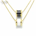FYSARA-Brand-Classic-Roman-Numerals-Necklace-Short-Spring-White-Black-Ceramic-Pendant-Necklace-For-Women-Clavicle