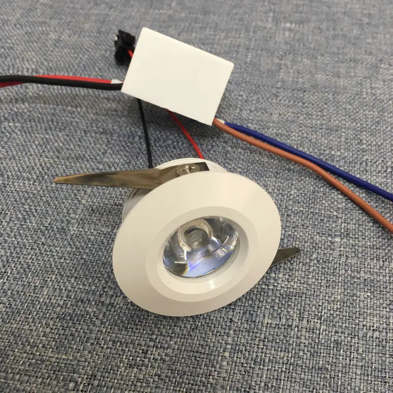 

220V 3W WHITE spot 20pcs Adjustable-pitch Led Down Light Energy Saving Spot Home Ceiling Downlight Mini Recessed Lamp