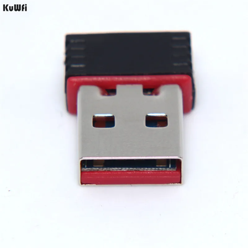 KuWFi беспроводной мини адаптер USB Wi Fi антенна MT7601 чип 150 Мбит/с 2 4 г настольных ПК