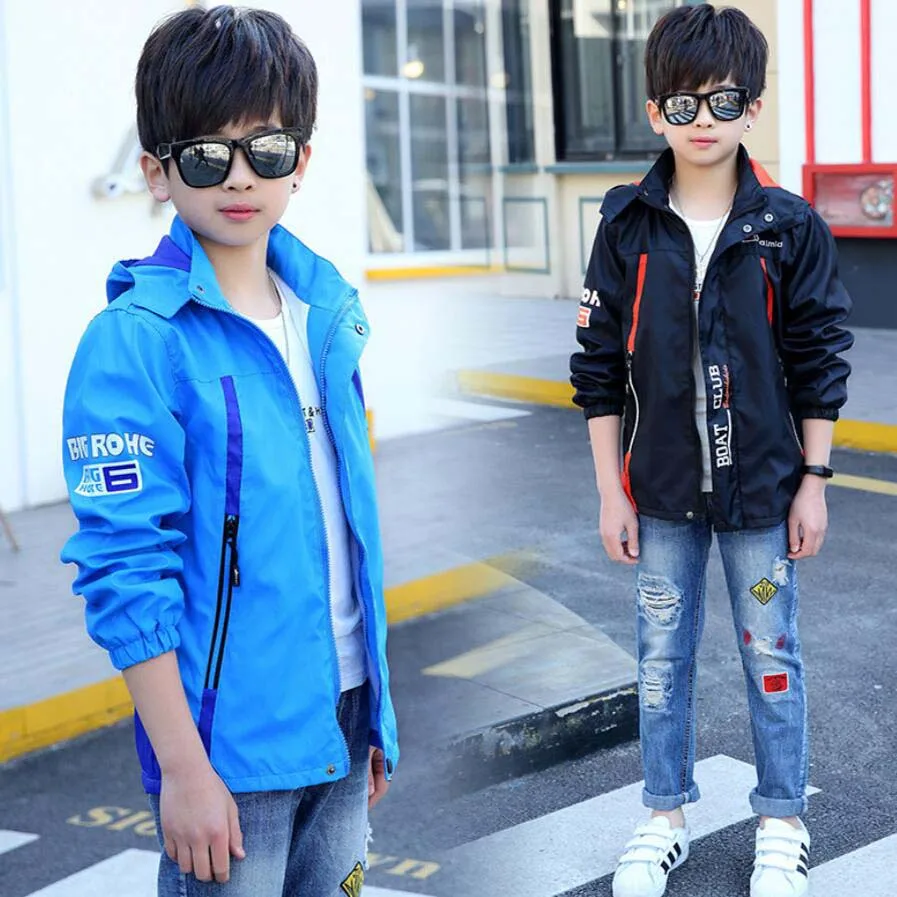 Goede Lente jongens jas 3 13T jongens outdoor kleding kinderen hoge kwaliteit windjack kids sport jas cyling huid adventure mountain