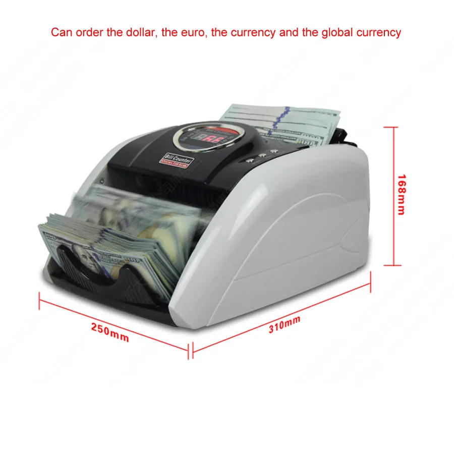 US $53.14 220v Money Counter Suitable For Euro Us Dollar Etc Multi Currency