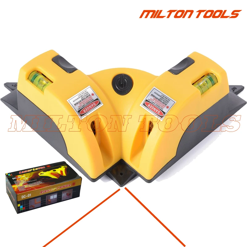 

Right Angle 90 Degree Vertical Horizontal Laser Line Projection Square Level infrared foot laser level Measurement tool