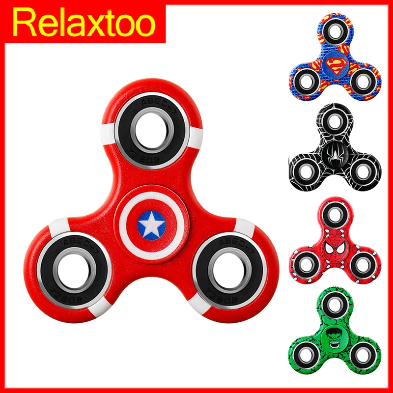 Fidget Puzzle Spinner Hero Spinner Relieve Stress Newest Funny Finger font b Toy b font Spinner